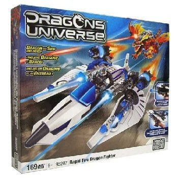 Mega Bloks Dragon Battle - Caça de Combate e Dragão