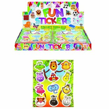 AUTOCOLANTES FUN – MODELO: ANIMAIS DA SELVA (120 ud.)
