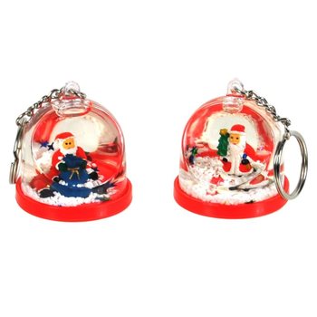 PORTA-CHAVES COM GLOBO DE NEVE (12 un.)