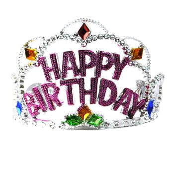 Coroa HAPPY BIRTHDAY - Modelo 3 (12 un.)