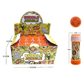 SOPRADOR DE BOLHAS ANIMAIS DA SELVA, 25ML EM DISPLAY (24 un.)