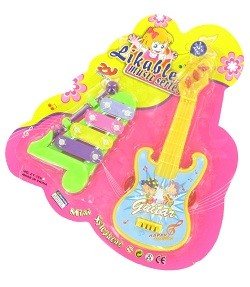 CONJUNTO MUSICAL DE BRINQUEDO EM CARTÃO (6 un.)