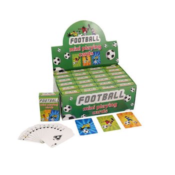 MINI CARTAS DE JOGAR – MODELO: FUTEBOL EM DISPLAY (24 un.)