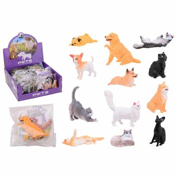 ANIMAL WORLD - FIGURAS DE ANIMAIS DE ESTIMA&Ccedil;&Atilde;O EM EXPOSITOR (36 un.)