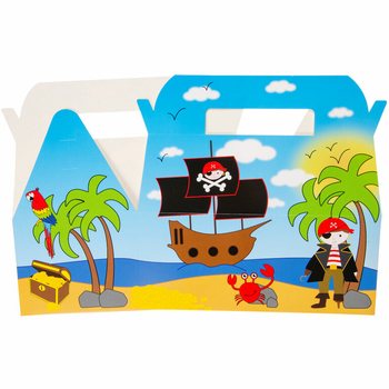 Caixa de Menu Pirata - 22.5 x 12 x 9.5 cm (24 unid.)