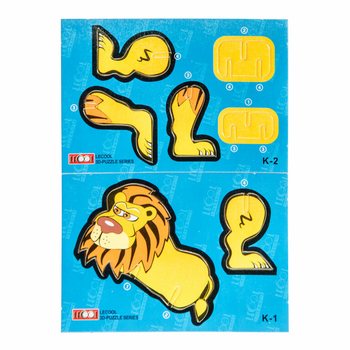 Puzzle 3D Animais Selvagens (48 unid.)