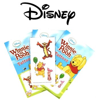 TATUAGENS TEMPORÁRIAS DISNEY WINNIE THE POOH (50 un.)