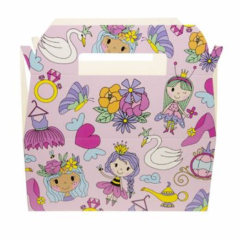 Caixa de Menu Princesa - Caixa Infantil para Refeições - 22,5 x 12 x 9,5 cm (24 un.)