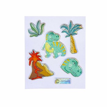 AUTOCOLANTES BRILHANTES - MODELO: DINOSSAURO (100 un.)