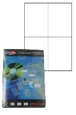 Etiquetas Autocolantes para Impressora (100 Folhas)