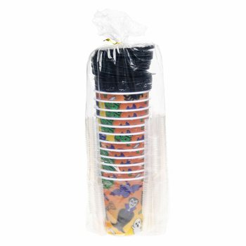 COPOS PARA BEBIDAS / GELADOS HALLOWEEN - 12 UNIDADES