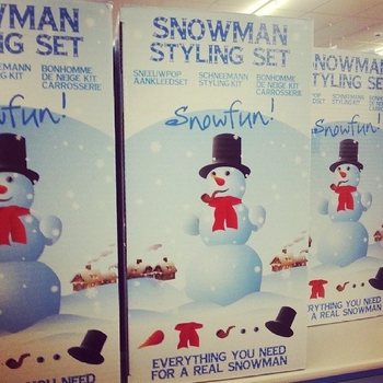 Conjunto de Acess&oacute;rios para Boneco de Neve 6 Pe&ccedil;as (3 un.)