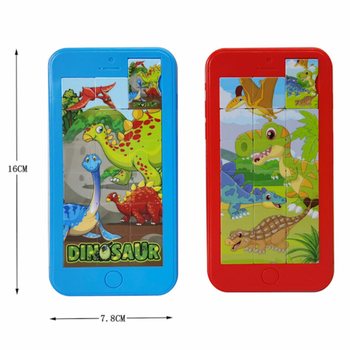 Puzzle de Deslizar Dinossauro - 8x16 cm