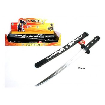 Espada Ninja grande em expositor (12 un.)