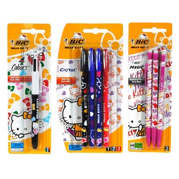 SORTIDO CANETAS BIC HELLO KITTY EM CARTÃO (12 un.)