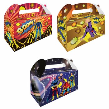 Caixa de Menu – Super-Heróis – 22,5 x 9,5 x 18 cm (12 un.)