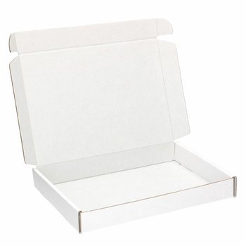 Caixa de cartão para correio A5 BRANCA - 220x155x28 mm (50 un.)