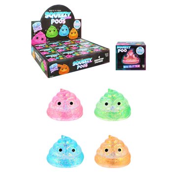 COCO SQUEEZE - COM RECHEIO SUGAR GEL GLITTER - CORES SORTIDAS - EM DISPLAY (12 un.)