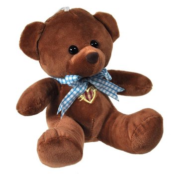 Urso de pelúcia 19 cm com ventosa (12 un.)