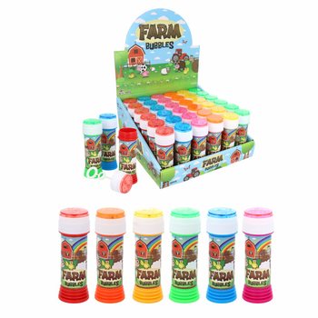 Bolas de Sabão Animais da Quinta com Jogo de Paciência (36 un)
