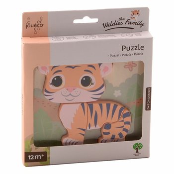 JOUECO - THE WILDIES FAMILY MIX PUZZLES DE MADEIRA - Desde 12 Meses (12 un.)