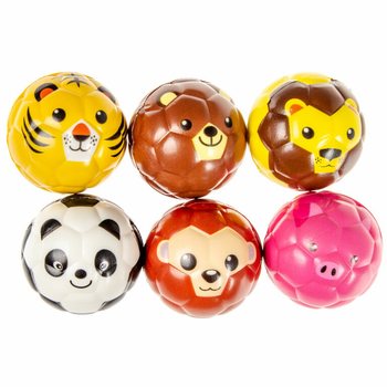 BOLAS DE ESPUMA CARAS DE ANIMAIS &Oslash; 6.3 cm EM DISPLAY (24 un.)