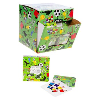 PEQUENOS JOGOS DE MEMÓRIA - MODELO: FUTEBOLISTAS - EM DISPLAY (60 un.)