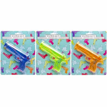 Pistola de &aacute;gua em cart&atilde;o (12 un.)