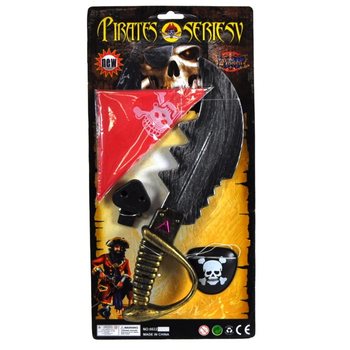 Set de Pirata em Cartão - Modelo 1 (6 unid.)