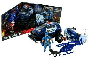 Conjunto de Polícia para Brincar (2 un.) | Brinquedos Revenda