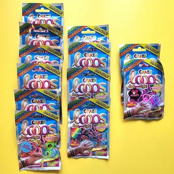 CRAZE LOOPS LOOM - SOBRES SURPRESA - EM EXPOSITOR (12 unidades)
