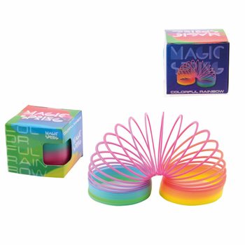 MOLA MÁGICA RAINBOW MAGIX / SLINKY EM CAIXA Ø7,5 CM (12 un.)