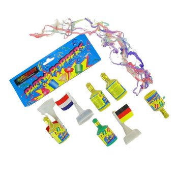 Lança-Confetes Party Poppers (11x5 un.)