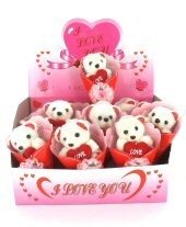 URSO I LOVE YOU EM EXPOSITOR (12 un.)