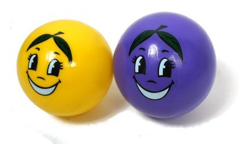 2 bolas divertidas em rede (12 un.)