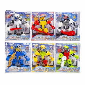 THUNDERBOLT ROBOT WARRIOR FIGURA DE AC&Ccedil;&Atilde;O EM DISPLAY (12 unidades)