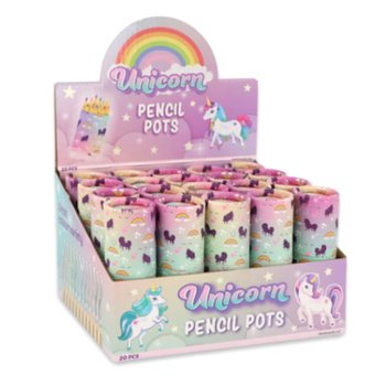 12 L&aacute;pis de Cor em Tubo: Modelo Unic&oacute;rnio - Em Display (20 un.)