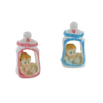 Decoração de Nascimento - Bebé no Biberão 5,5 cm (12 un.)