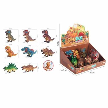 FIGURAS DE DINOSSAUROS COM SOM EM DISPLAY (8 un.)