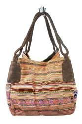Art. nº: 97719B - Mala de brocado B-FAIR grande castanha (1 un)