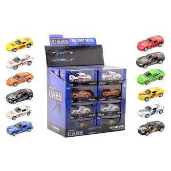 CARROS SUPER DESPORTIVOS DIE CAST, ESCALA 1:43 EM EXPOSITOR (24 un.)