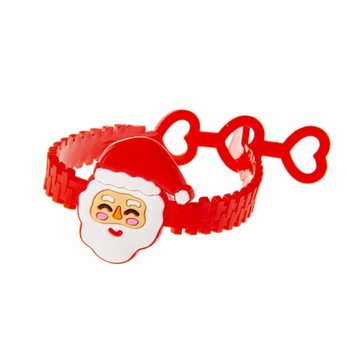 Pulseiras de Natal em silicone para crian&ccedil;as (12 unidades)