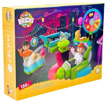 KIDS BRICKS FUN PARK - CONJUNTO DE BLOCOS DE CONSTRU&Ccedil;&Atilde;O - 130 PE&Ccedil;AS (1 un.)