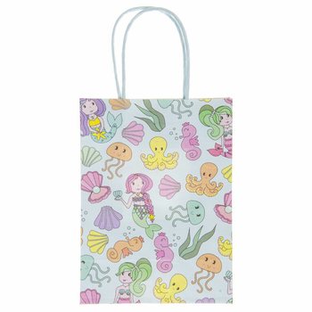 Sacos de Presente em Papel Sereia - 12 Unidades