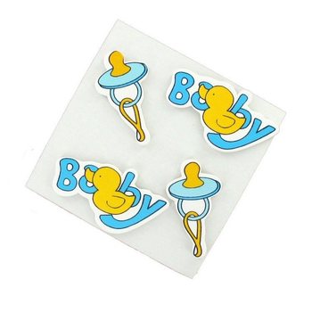 AUTOCOLANTES DECORATIVOS - AZUL BEBÉ (20 un.)