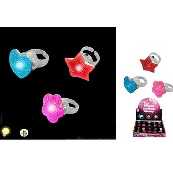 ANÉIS LUMINOSOS MULTICOLOR EM EXPOSITOR (36 un.)