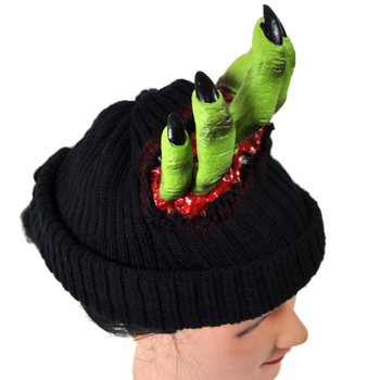 Gorro de Terror com M&atilde;o (6 un.)