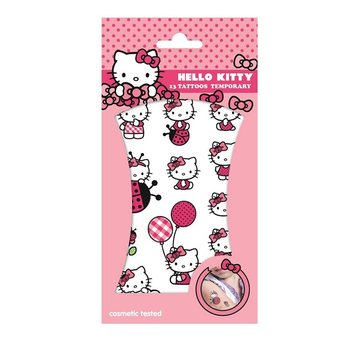 Tatuagens Temporárias HELLO KITTY - Dim. 20 x 10 cm (10 un.)