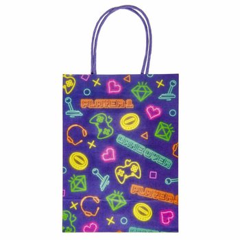 Saco de Presente de Papel Gamer - 16x9x22 cm (12 unid.)