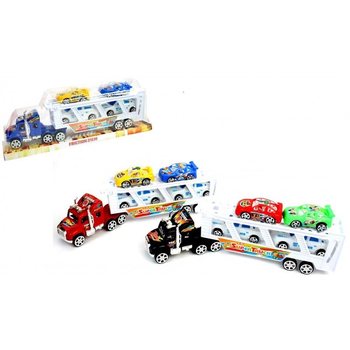 Camião Grande com 4 Carros em Blister (6 un.)
